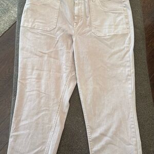 Light Pink Maurice’s high rise ankle jeans 20W
